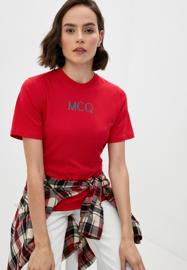 

Футболка McQ Alexander McQueen, Красный, McQ Alexander McQueen MC010EWICCJ2
