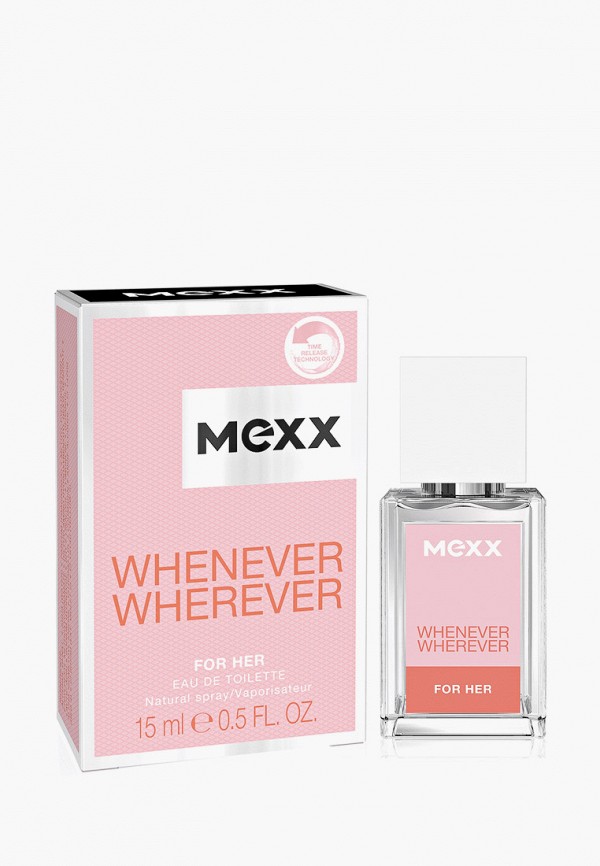 

Туалетная вода Mexx, Прозрачный, Whenever Wherever, 15 мл