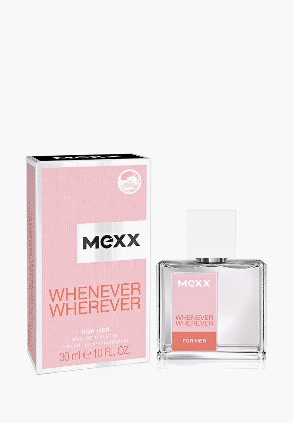 

Туалетная вода Mexx, Прозрачный, Whenever Wherever, 30 мл