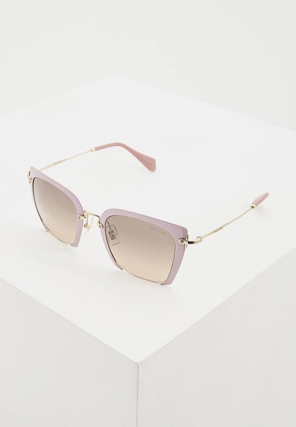 

Очки солнцезащитные Miu Miu, Розовый, MU 52RS C5R4P0