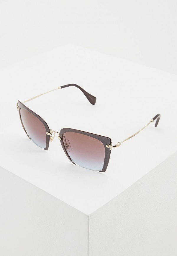 

Очки солнцезащитные Miu Miu, Коричневый, MU 52RS 124152