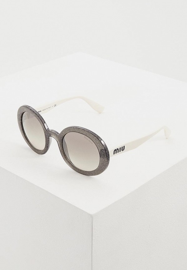 

Очки солнцезащитные Miu Miu, MU 06US 1285O0, Серый