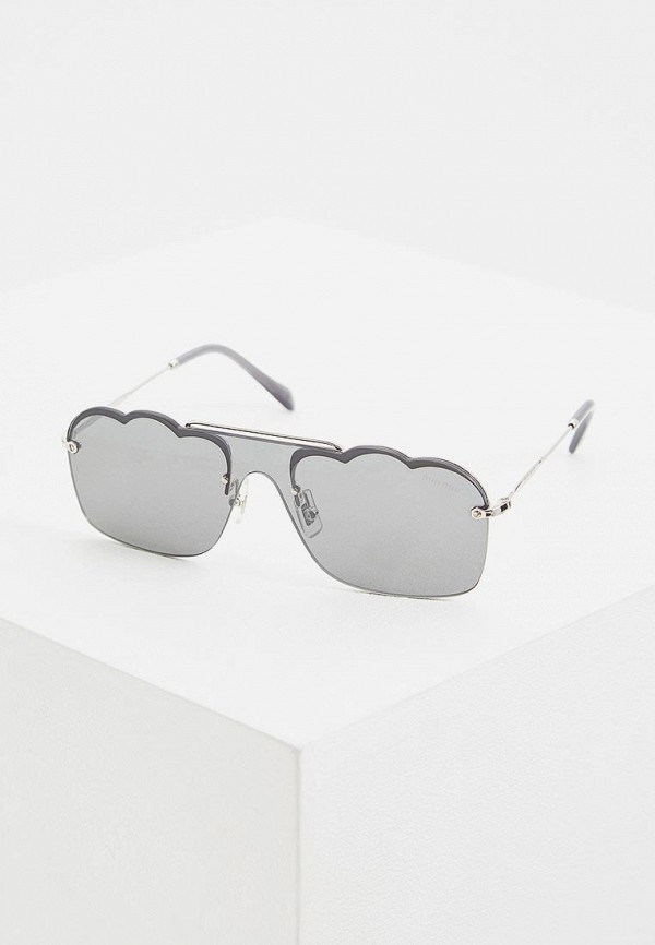 

Очки солнцезащитные Miu Miu, Серый, MU 55US 1BC175