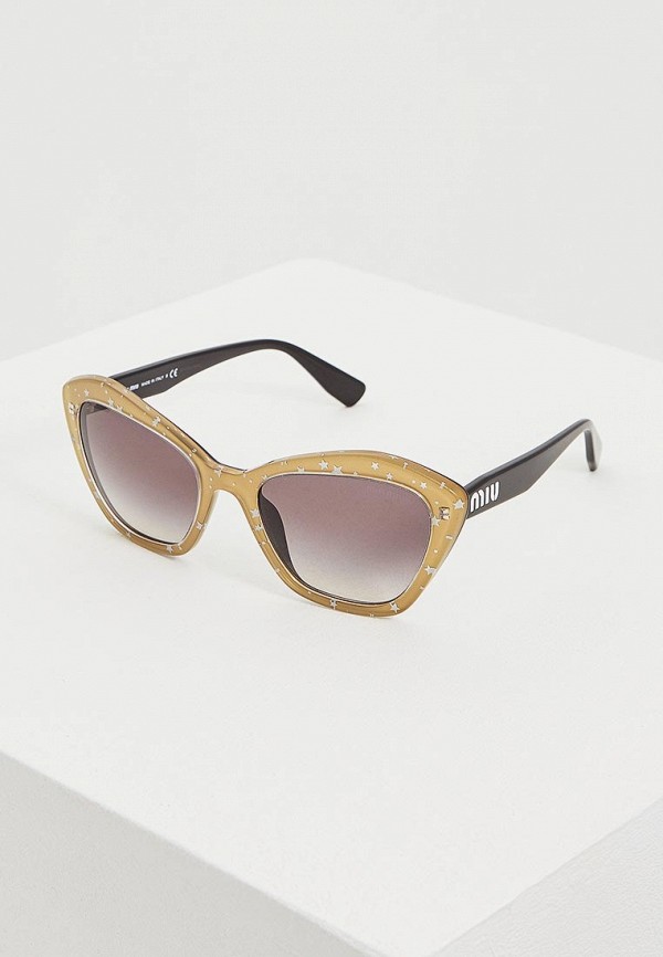 

Очки солнцезащитные Miu Miu, Желтый, MU 05US 139130
