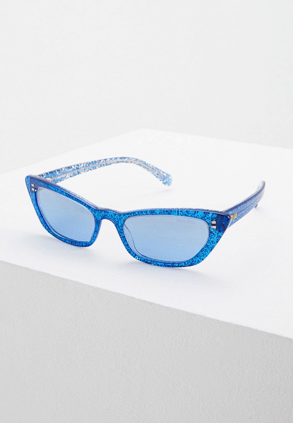 

Очки солнцезащитные Miu Miu, Синий, MU 10US 1452B2