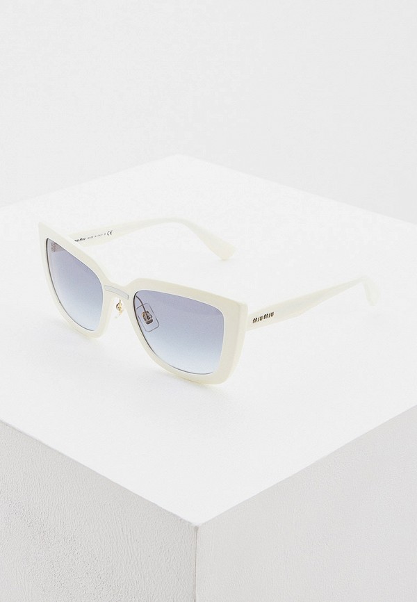 

Очки солнцезащитные Miu Miu, Белый, 0MU 03VS VAG4R2