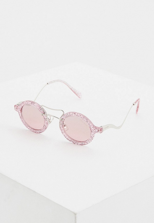 

Очки солнцезащитные Miu Miu, Розовый, 0MU 02VS 1467L1