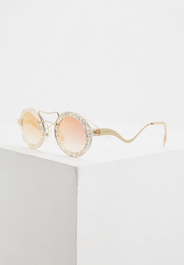 

Очки солнцезащитные Miu Miu, Золотой, 0MU 02VS 155AD2