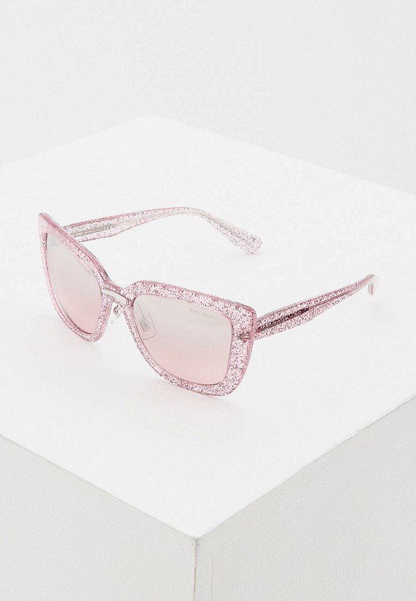 

Очки солнцезащитные Miu Miu, Розовый, 0MU 03VS 1467L1