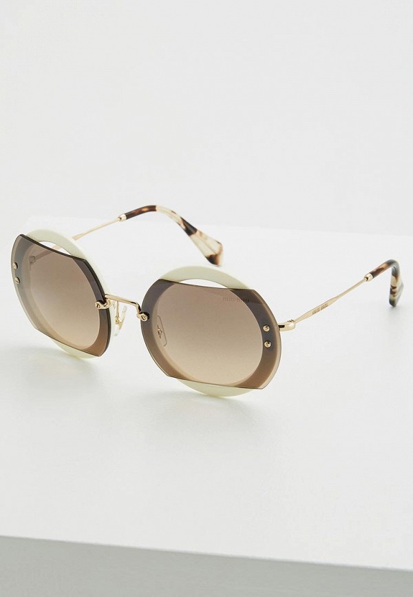 

Очки солнцезащитные Miu Miu, Золотой, MU 06SS VAG4P0