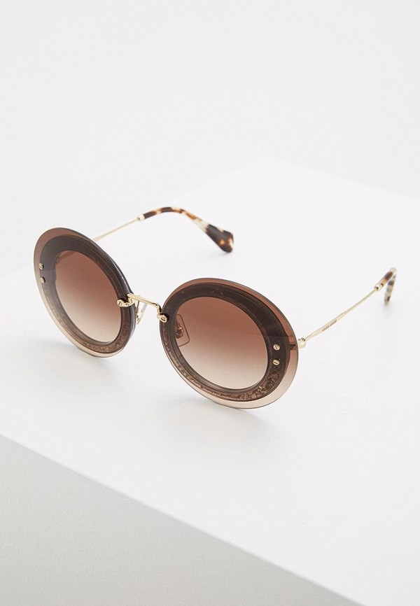 

Очки солнцезащитные Miu Miu, MU 10RS UES6S1, Коричневый