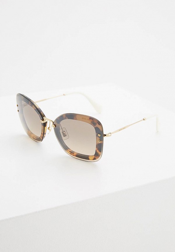 

Очки солнцезащитные Miu Miu, Коричневый, MU 02TS 7S04P0