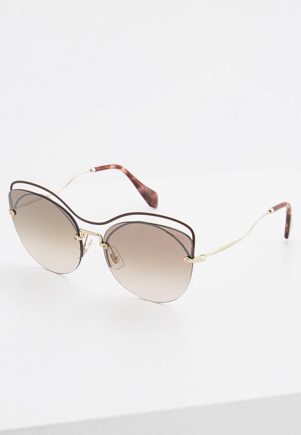 

Очки солнцезащитные Miu Miu, MU 50TS R1JQZ9, Коричневый