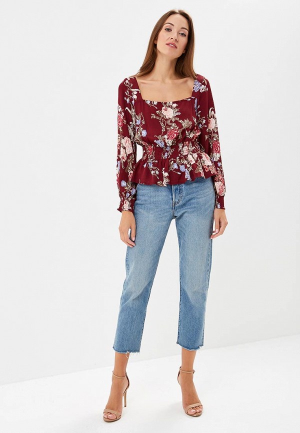 

Блуза Miss Selfridge, Miss Selfridge MI035EWCOMO4, Бордовый