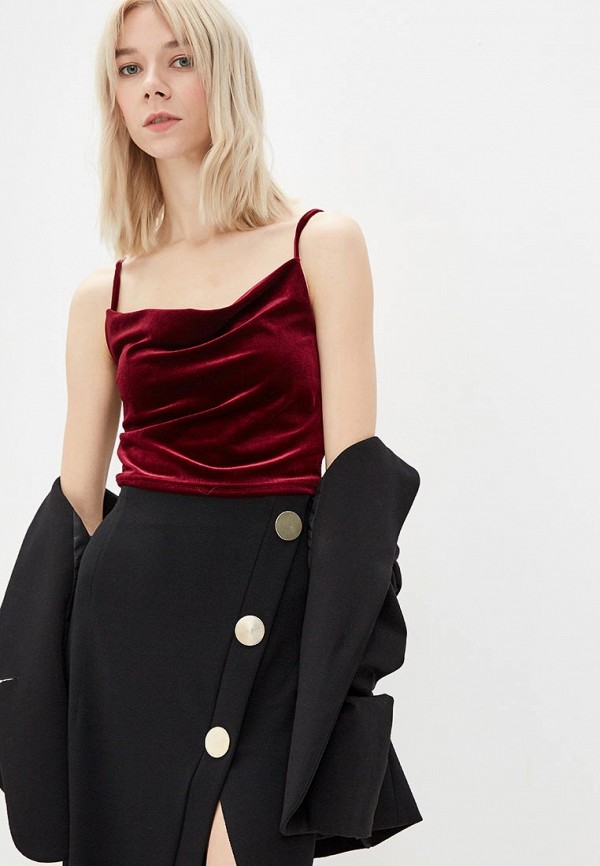 

Топ Miss Selfridge, Miss Selfridge MI035EWDIOY5, Бордовый