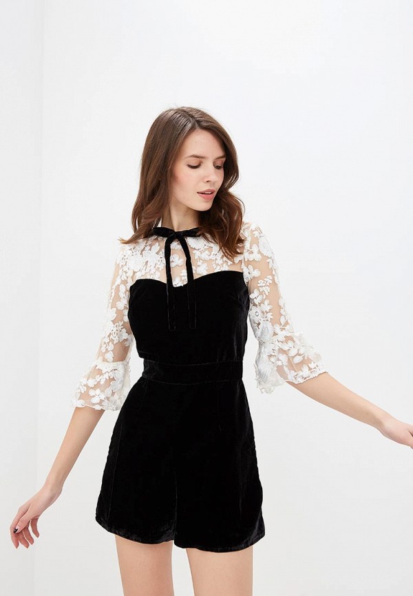 

Комбинезон Miss Selfridge, Miss Selfridge MI035EWDIPA8, Черный