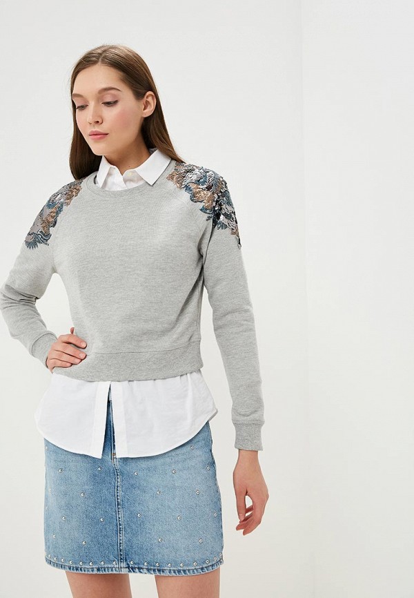

Свитшот Miss Selfridge; Miss Selfridge MI035EWDMMI2, Серый