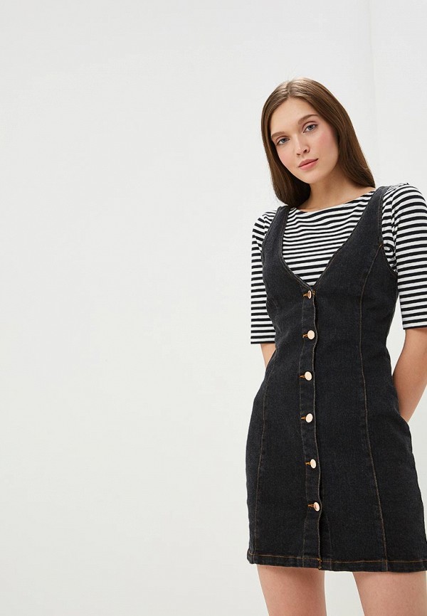 

Сарафан Miss Selfridge, Miss Selfridge MI035EWDMMK5, Черный