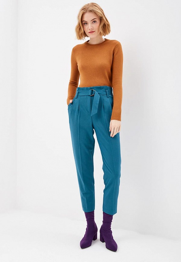 

Брюки Miss Selfridge; Miss Selfridge MI035EWDMML7, Бирюзовый