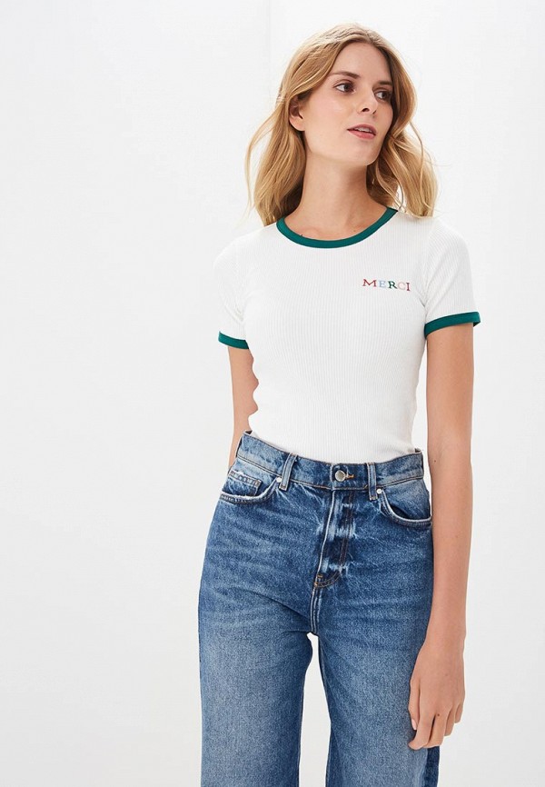 

Футболка Miss Selfridge, Miss Selfridge MI035EWECFE4, Белый