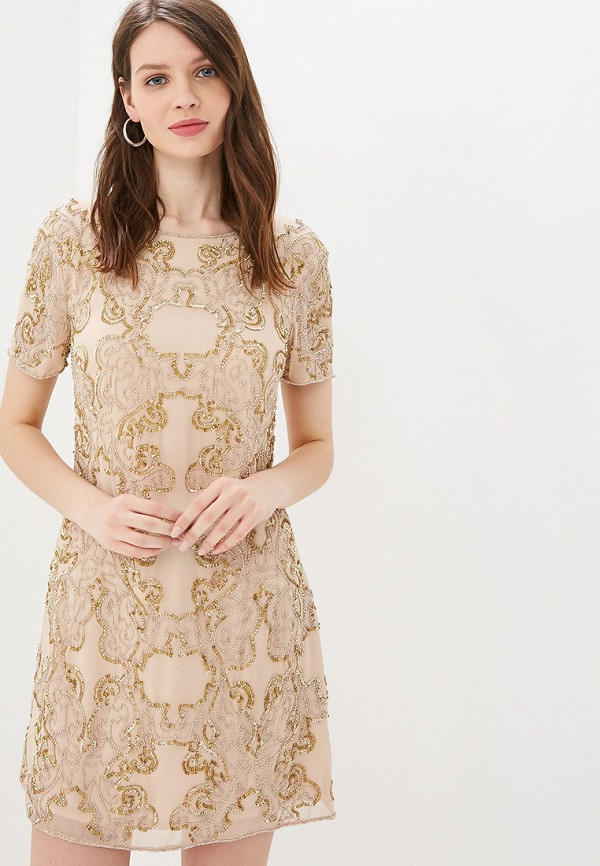 

Платье Miss Selfridge, Бежевый