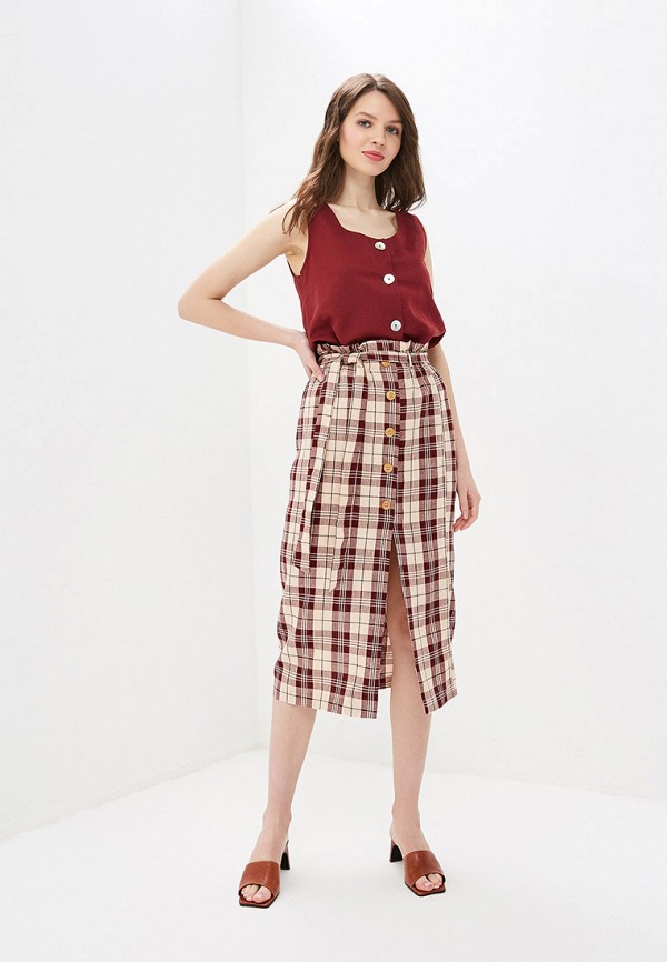 

Юбка Miss Selfridge, Бежевый, Miss Selfridge MI035EWESVD1