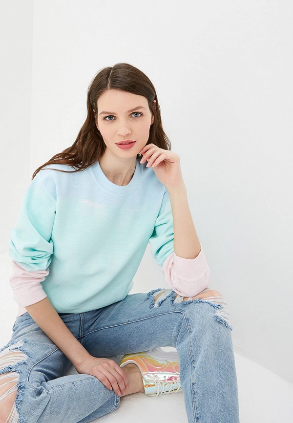 

Свитшот Miss Selfridge, Miss Selfridge MI035EWFAZU3, Бирюзовый
