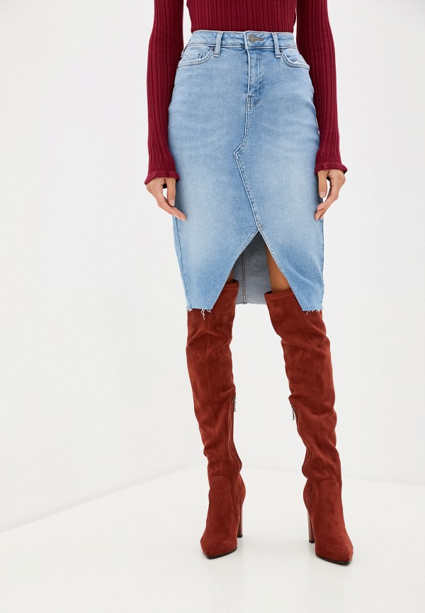 

Юбка джинсовая Miss Selfridge, Голубой, Miss Selfridge MI035EWGWUM9
