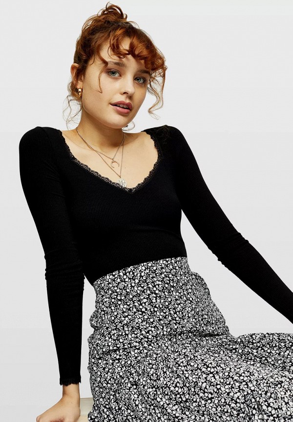 

Боди Miss Selfridge, Черный, Miss Selfridge MI035EWIHYR6