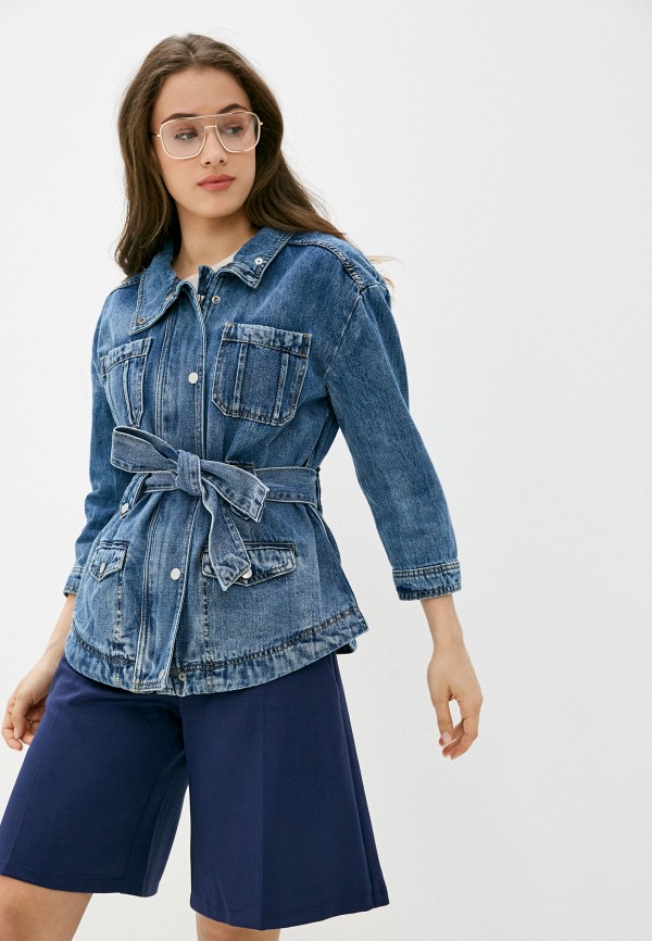 

Куртка джинсовая Miss Bon Bon, Синий, Miss Bon Bon MI045EWJBSF7