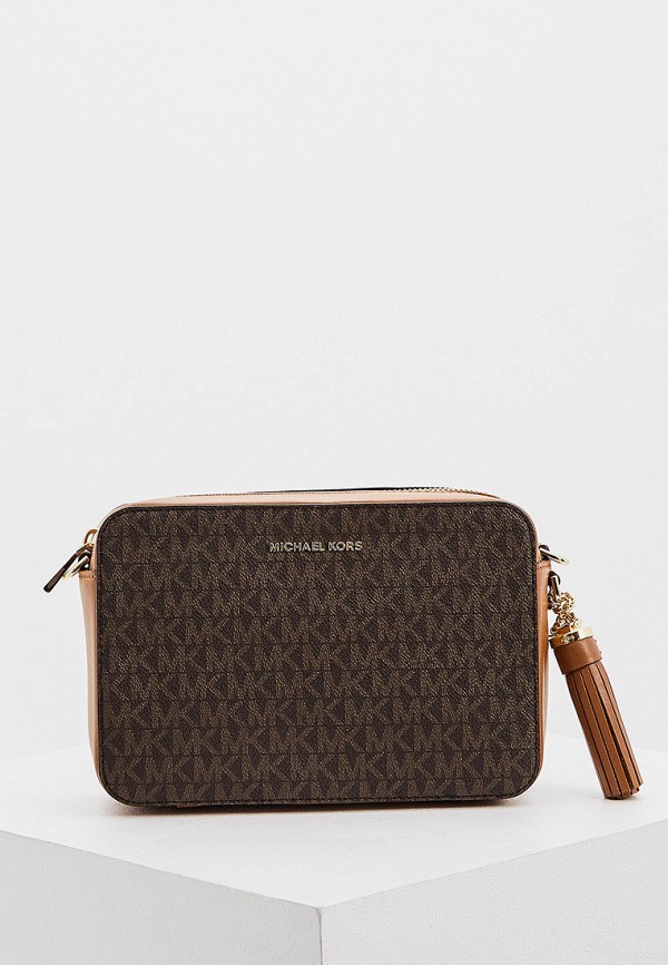 

Сумка Michael Michael Kors, Коричневый, JET SET