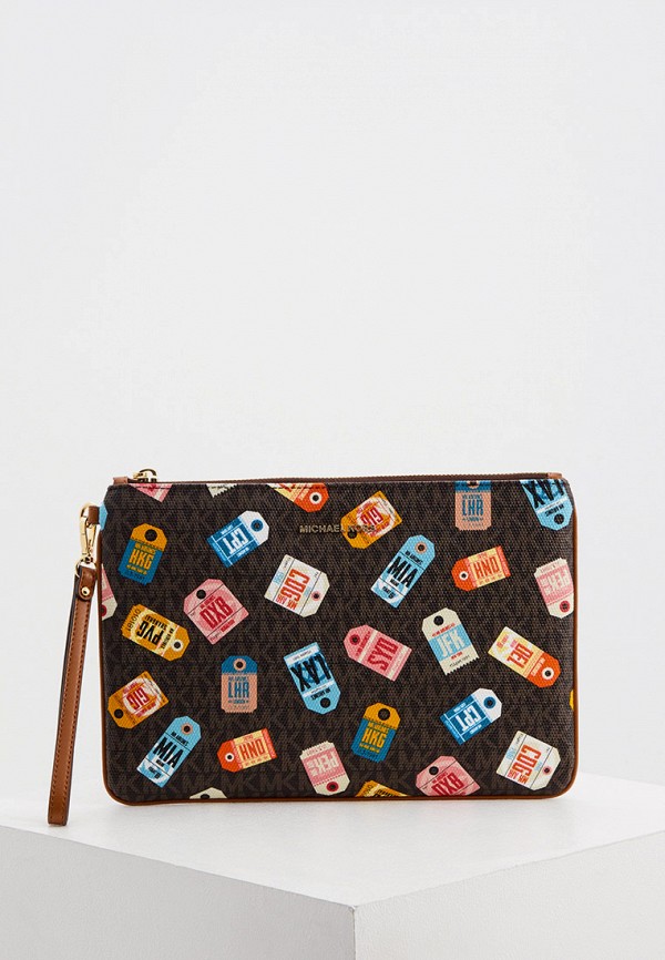 

Клатч Michael Michael Kors, Коричневый, JET SET