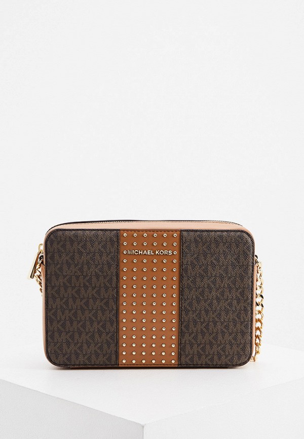 

Сумка Michael Michael Kors, Коричневый, JET SET