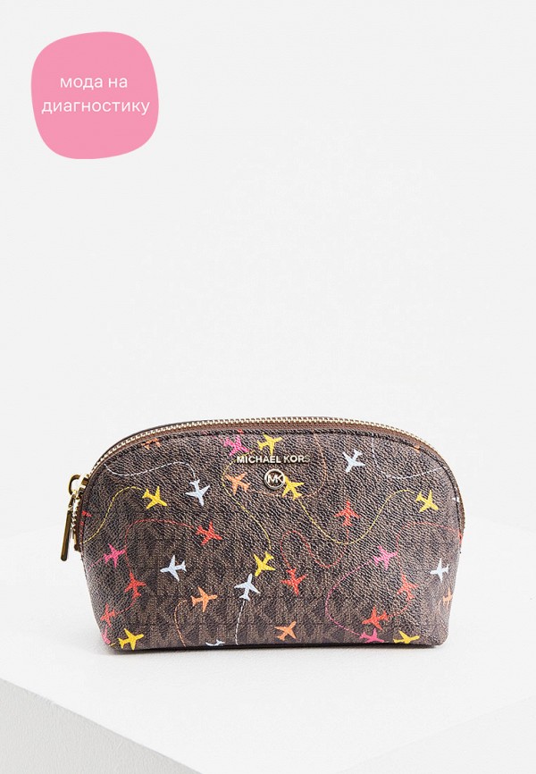 

Косметичка Michael Michael Kors, Коричневый, JET SET CHARM