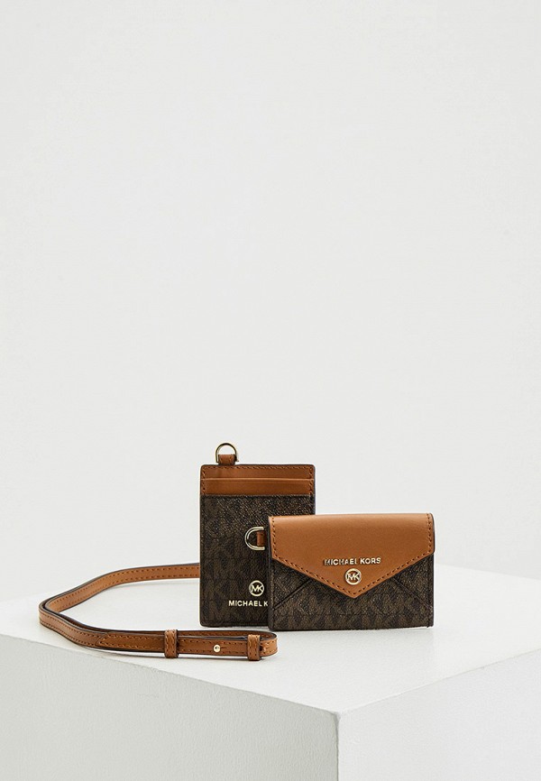 

Кошелек и визитница Michael Michael Kors, Коричневый, JET SET CHARM