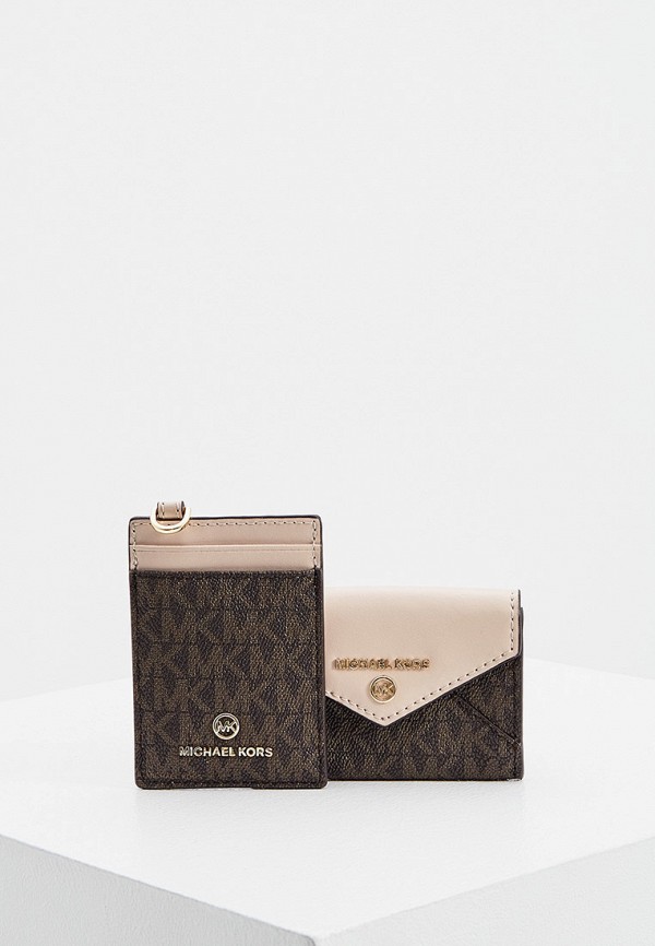 

Кошелек и визитница Michael Michael Kors, Коричневый, JET SET CHARM