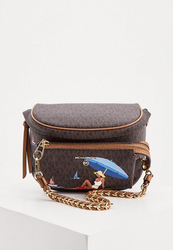 

Сумка поясная Michael Michael Kors, Коричневый, SLATER