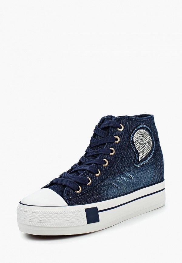 

Кеды на танкетке Mixfeel, Синий