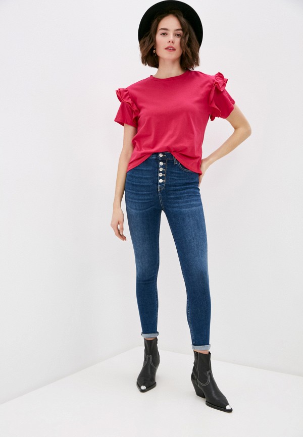 

Футболка Miss Miss by Valentina, Розовый, Miss Miss by Valentina MI059EWIMTB3