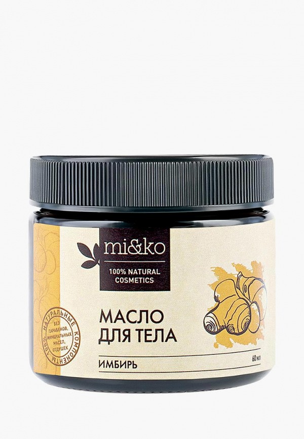 

Масло для тела MiKo, Прозрачный, Имбирь антицеллюлитное, разогревающее 60 мл