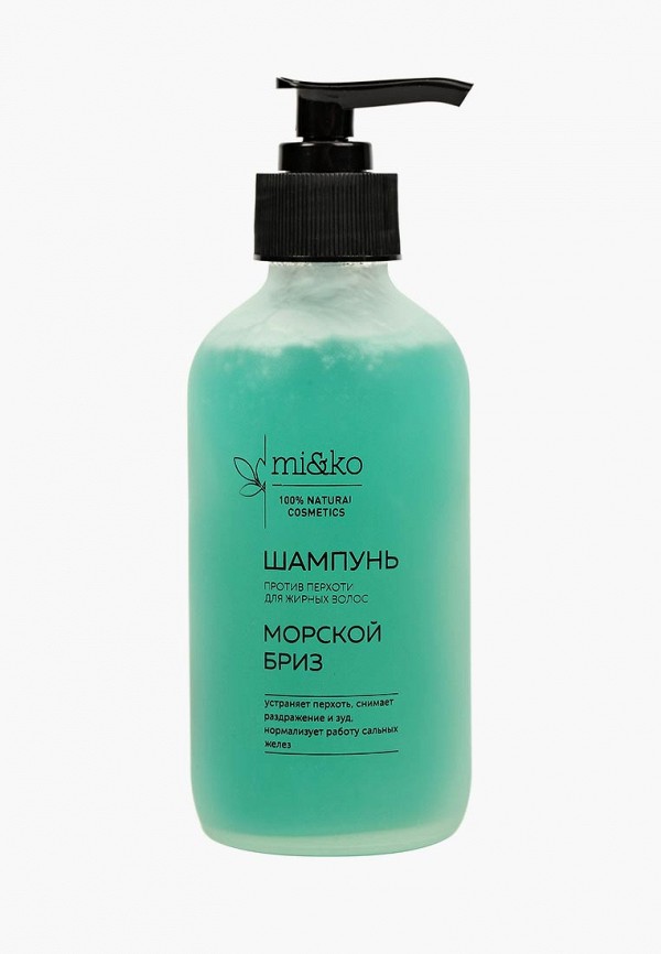 

Шампунь MiKo, Бирюзовый, Морской бриз, 230 мл