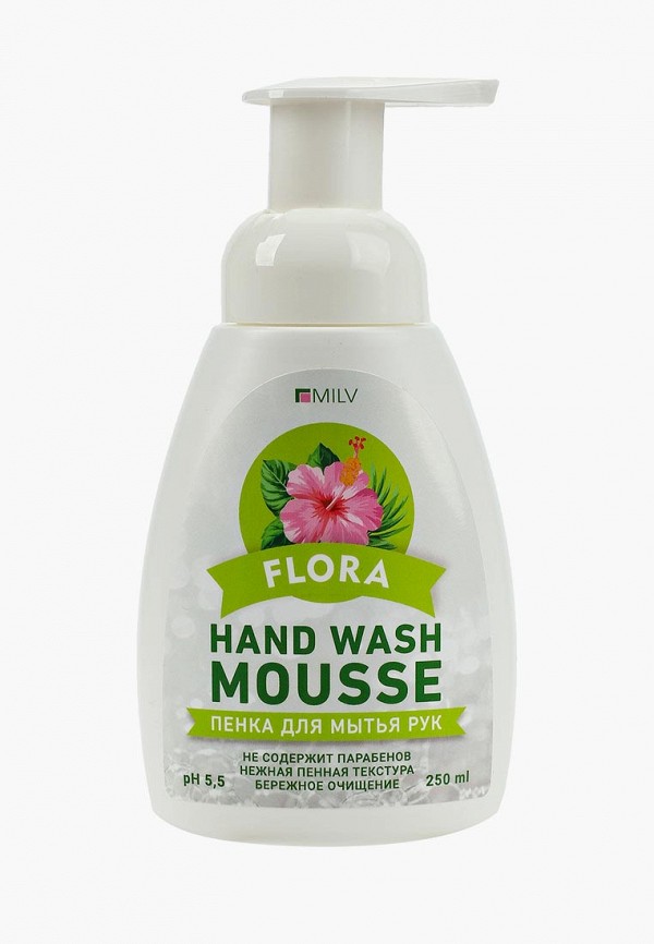 

Мыло Milv, Прозрачный, для мытья рук FLORA, 250 мл.