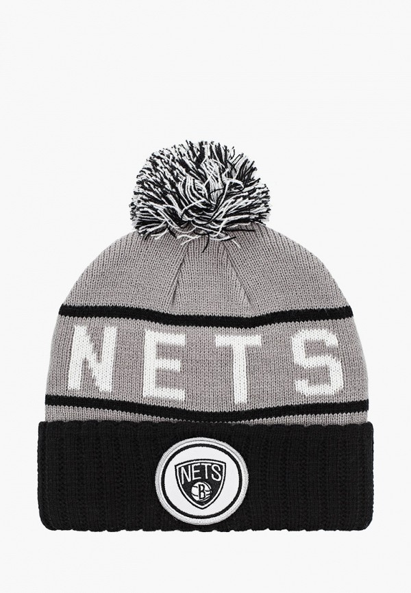 

Шапка Mitchell & Ness, Серый, Brooklyn Nets