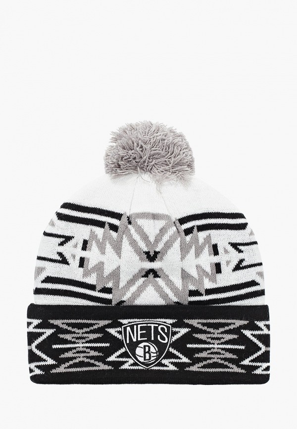 

Шапка Mitchell & Ness, Белый, Brooklyn Nets