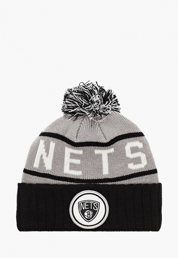 

Шапка Mitchell & Ness, Серый, Brooklyn Nets