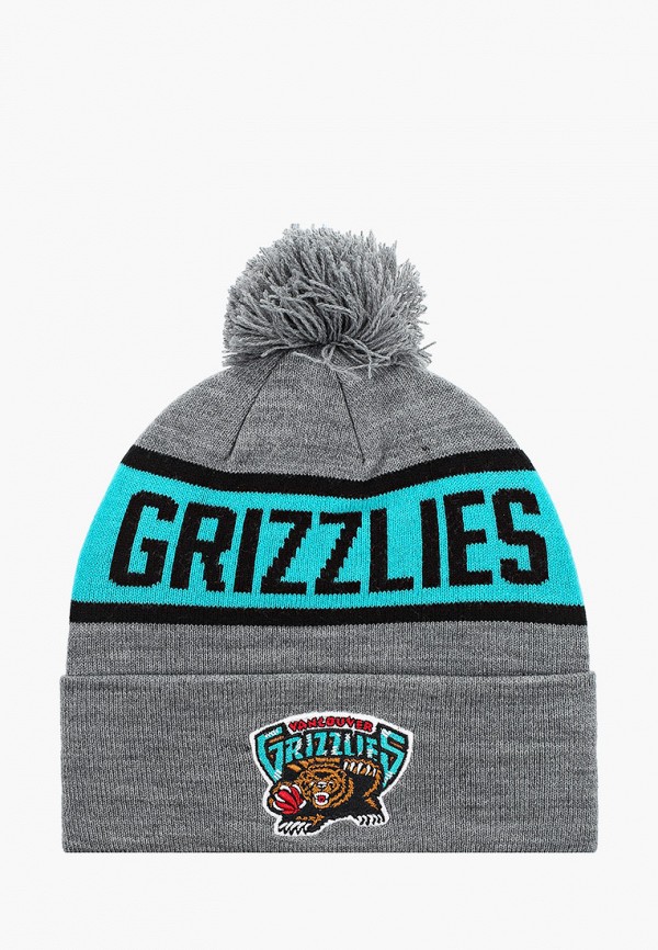 

Шапка Mitchell & Ness, Серый, VANCOUVER GRIZZLIES