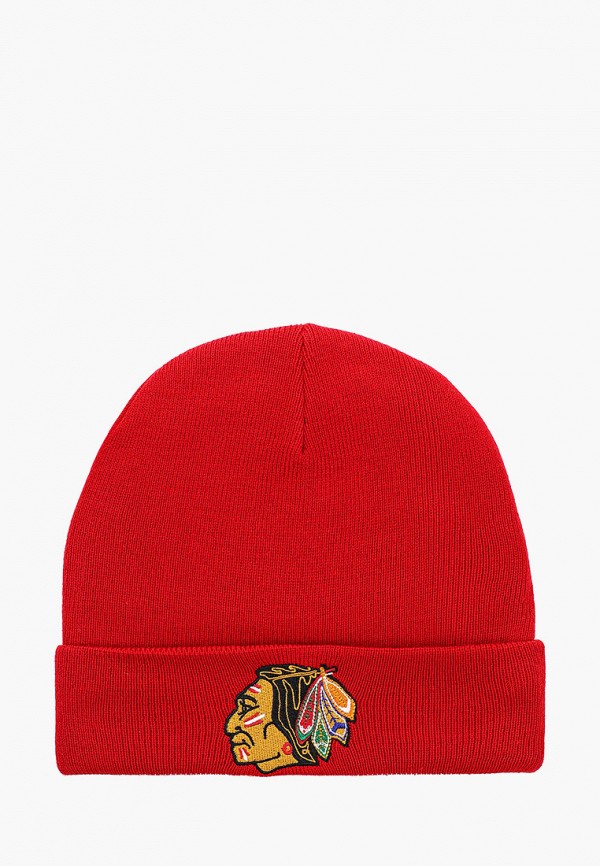 

Шапка Mitchell & Ness, Красный, Chicago Blackhawks