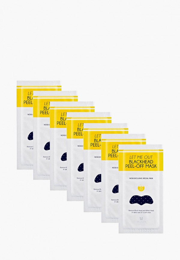 

Патчи для носа Mizon, LET ME OUT BLACKHEAD Набо от черных точек, 7 шт, Прозрачный