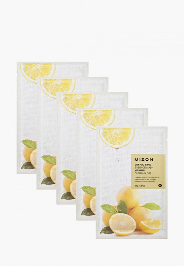 

Набор масок для лица Mizon, Прозрачный, JOYFUL TIME VITAMIN C с витамином С, 5*23мл