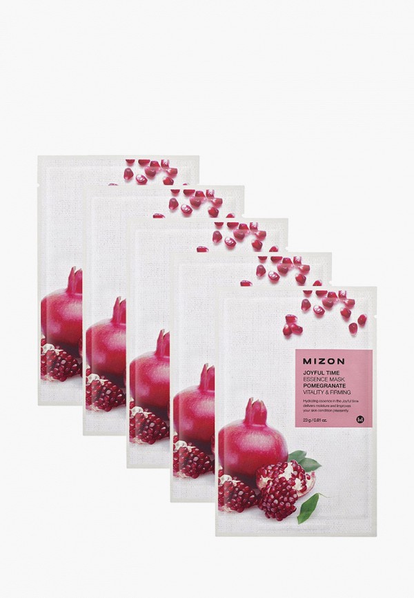 

Набор масок для лица Mizon, Прозрачный, JOYFUL TIME POMEGRANATE с экстрактом гранатового сока, 5*23мл